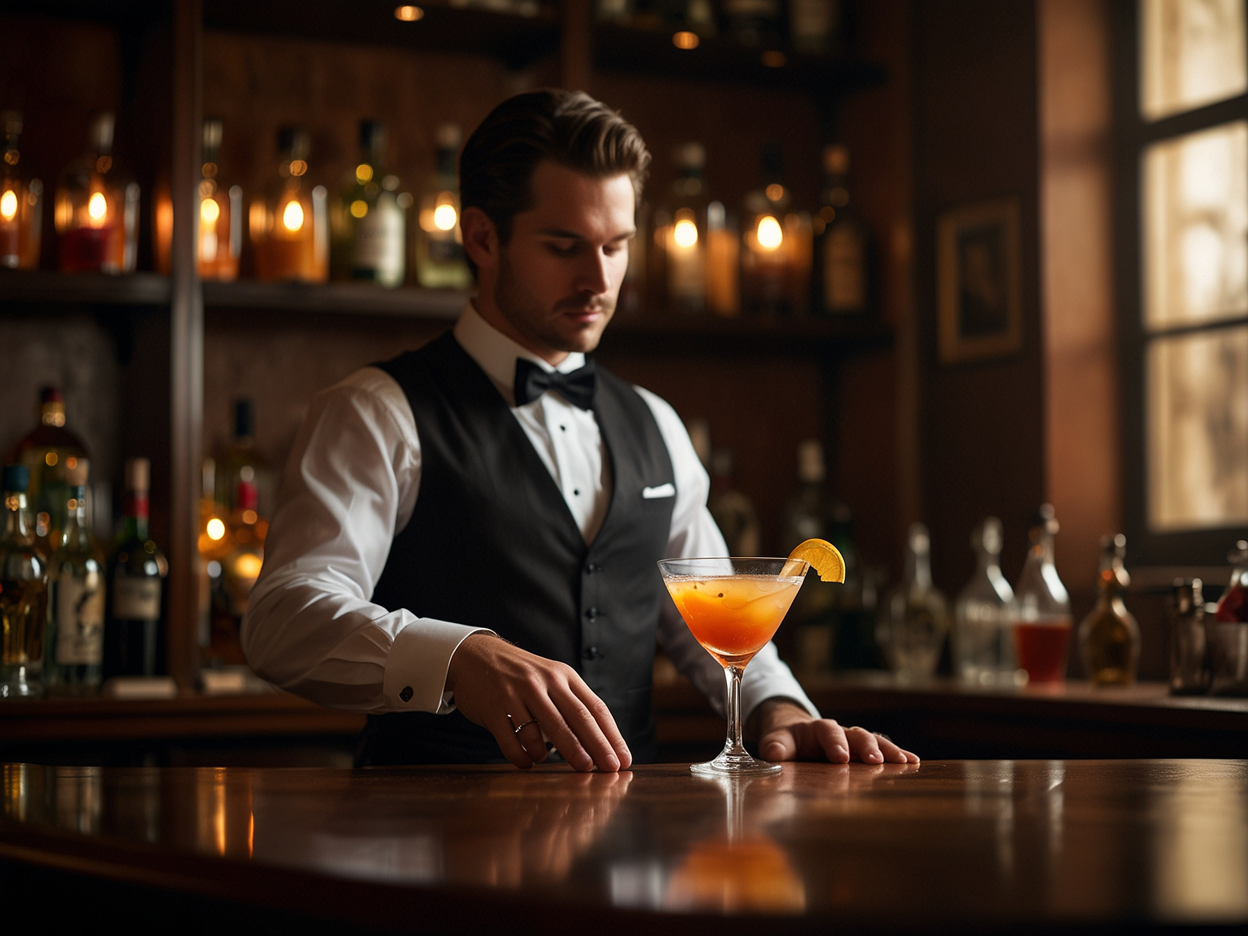 Cocktail bar at Kulosaaren